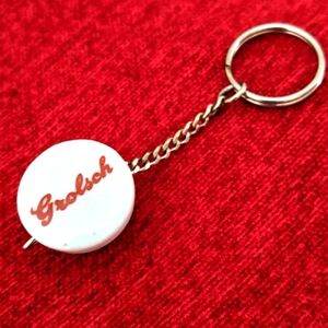 GROLSCH CERAMIC BEER BATTLE TOPPER PROMOTIONAL KEY CHAIN VINTAGE